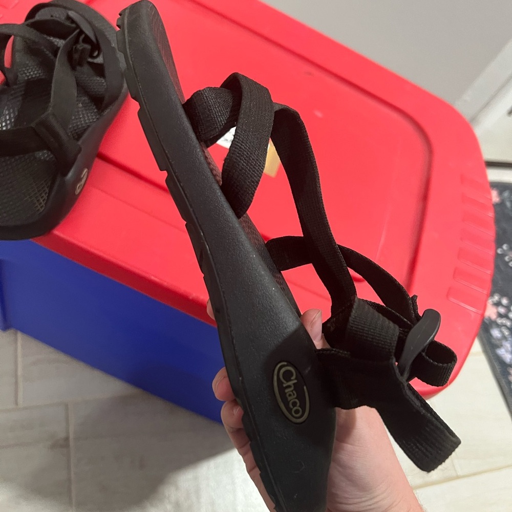 Chaco Classic Black Strappy Sandals